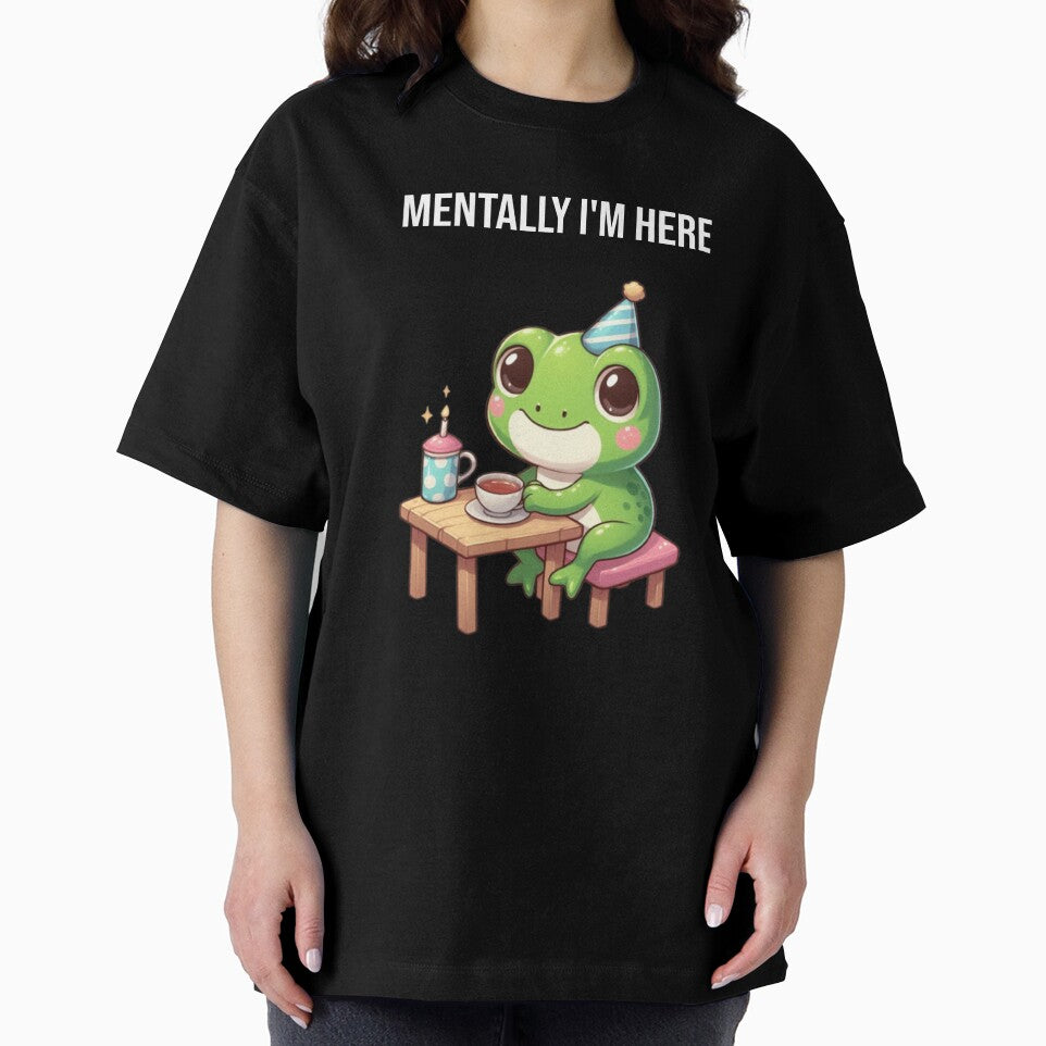 Mentally I’m at a Frog Tea Party – Whimsical Frog Design by Confuzz1ed T-Shirts, Hoodie, Sweatshirt (Image 2)