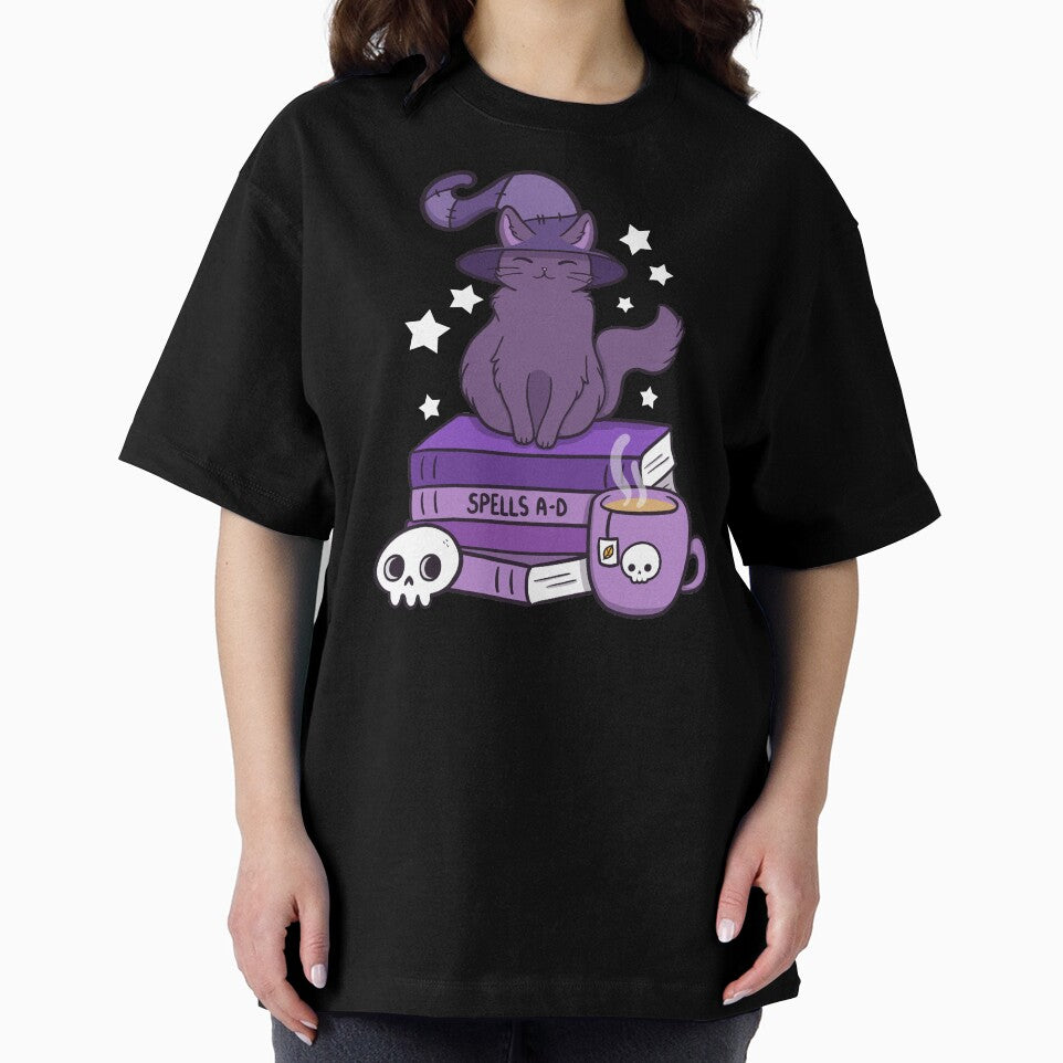 Feline Familiar 02 // Black | Nikury by nikury T-Shirts, Hoodie, Sweatshirt | BlankRebels.com (Image 2)