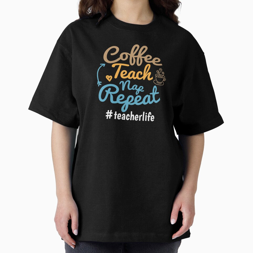 Teacher Teacher's Day Coffee Nap Teacher's Gift by haselshirt T-Shirts, Hoodie, Sweatshirt | BlankRebels.com (Image 2)