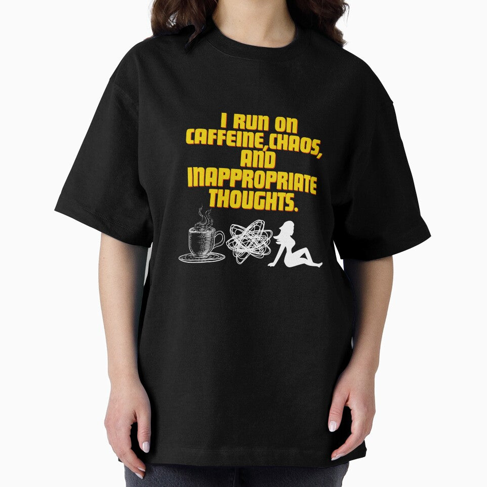 I run on caffeine, chaos, and inappropriate thoughts by Reichcorp T-Shirts, Hoodie, Sweatshirt | BlankRebels.com (Image 2)