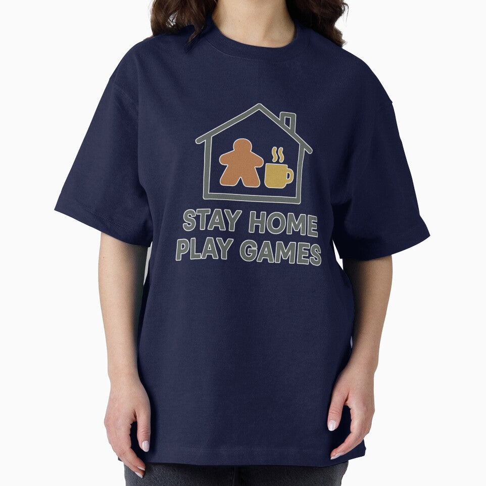 Stay Home Play Games Board Game Art by Graphics4X