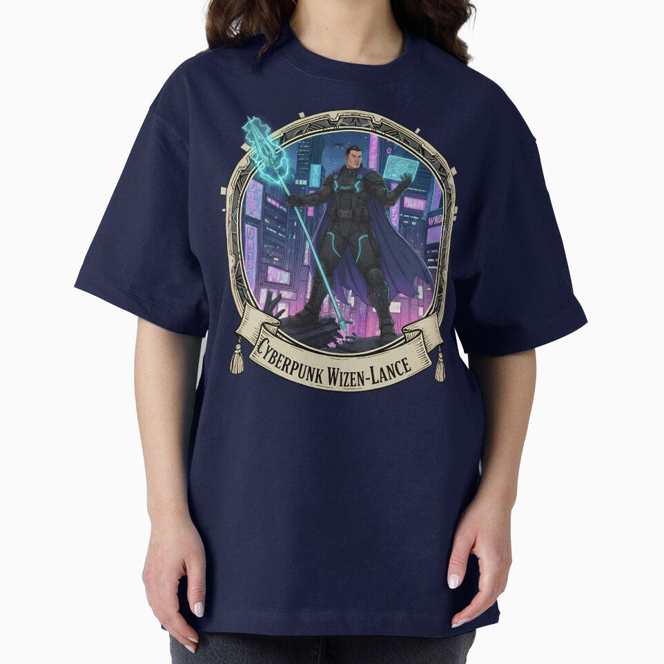 Cyberpunk Wizen-Lance Tech Mage Emblem by Ekracreatives T-Shirts, Hoodie, Sweatshirt | BlankRebels.com (Image 2)