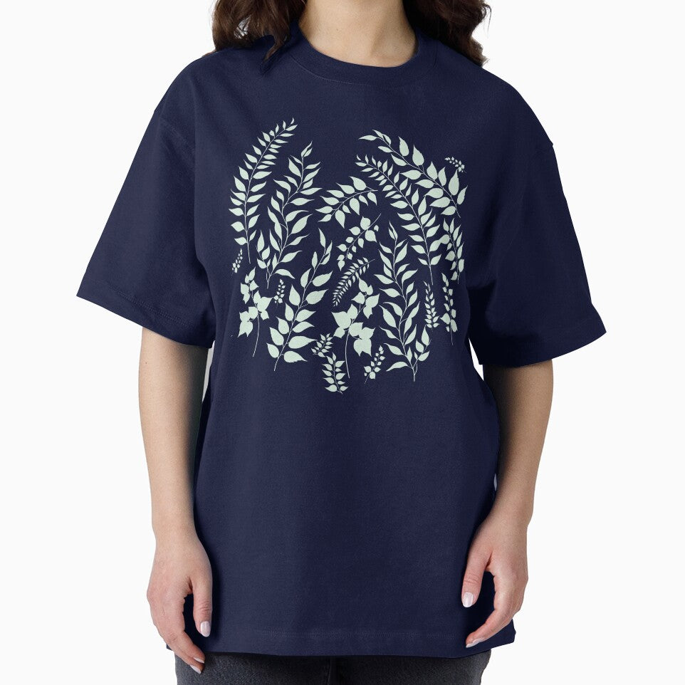 Greenery Botanical Print Sage and White by SilverPegasus T-Shirts, Hoodie, Sweatshirt | BlankRebels.com (Image 2)