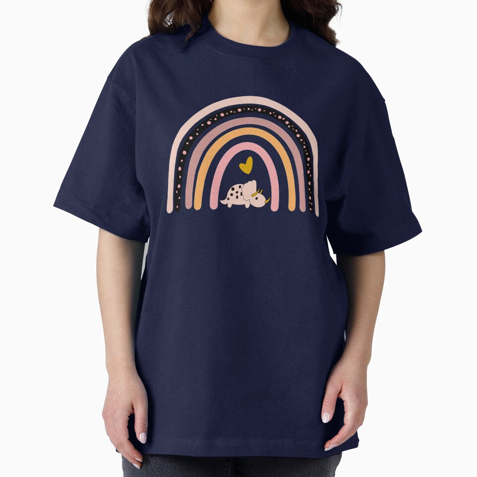 triceratops rainbow dinosaur lover by champagnemoment T-Shirts, Hoodie, Sweatshirt | BlankRebels.com (Image 2)