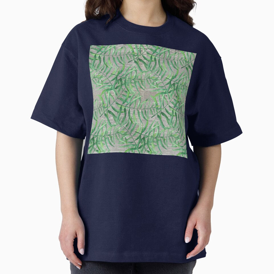 Fern Leaves - botanical print - vintage foliage hipster by Pavnud T-Shirts, Hoodie, Sweatshirt | BlankRebels.com (Image 2)