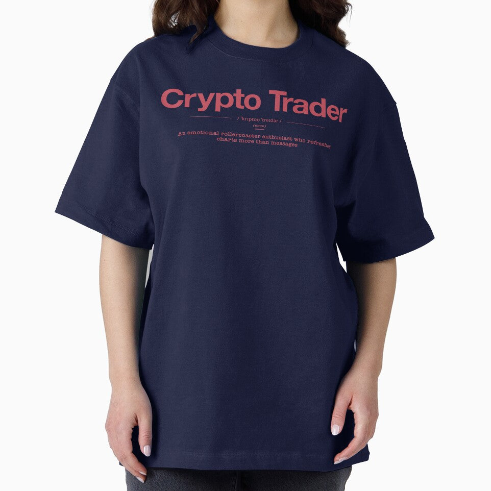 Crypto Trader Dictionary Definition Shirt – Funny Bitcoin Investor by PixelGrafiks Hoodie, Sweatshirt (Image 2)