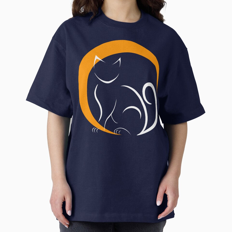 Halloween Cat with Moon by Risa-C T-Shirts, Hoodie, Sweatshirt | BlankRebels.com (Image 2)