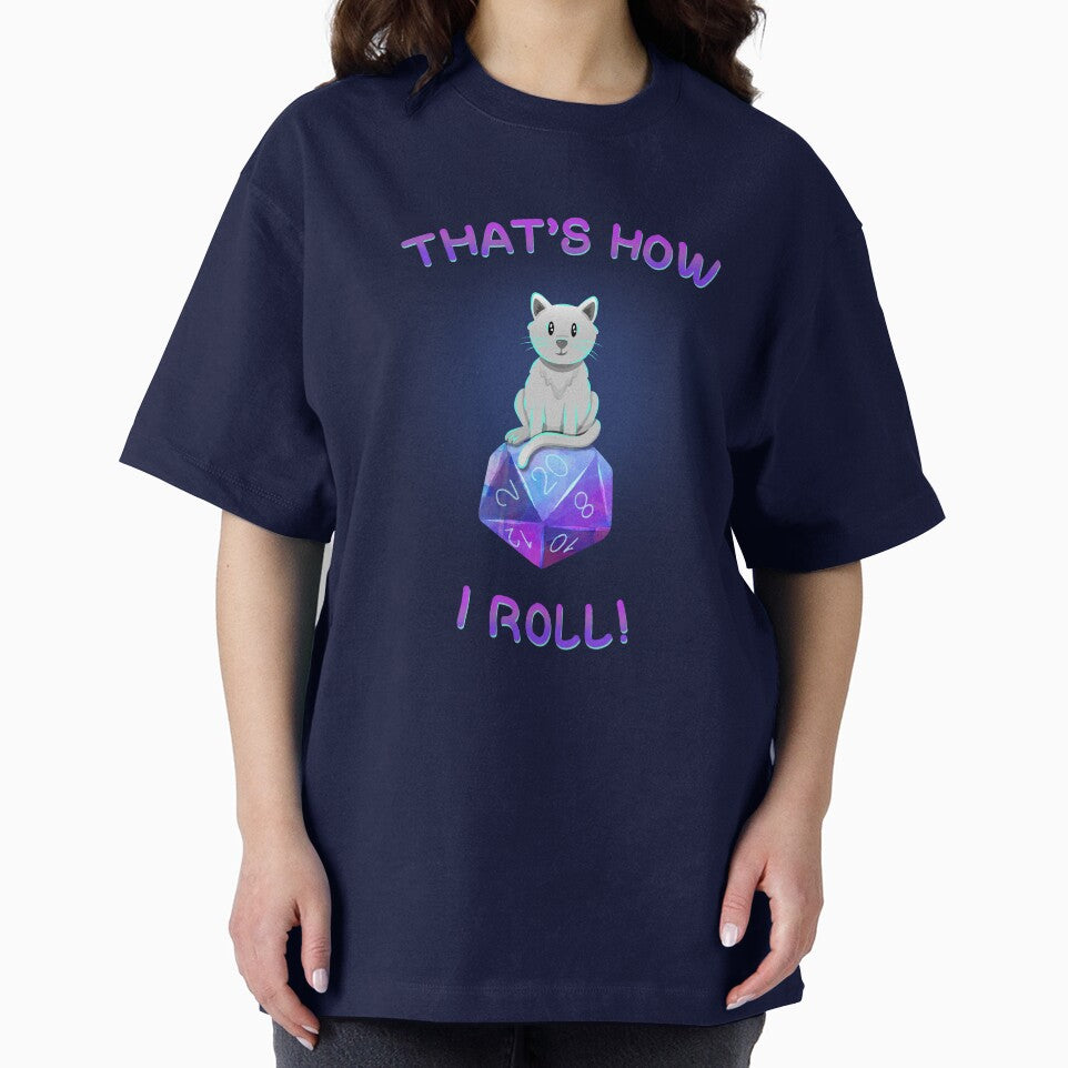 That's How I Roll - TTRPG D20 Cat by -DearTreehouse- T-Shirts, Hoodie, Sweatshirt | BlankRebels.com (Image 2)