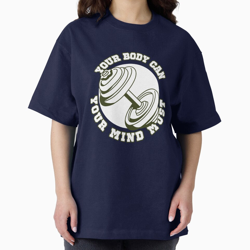 you body can, your mind must - inspiration wear,Workout gear by serugo62 T-Shirts, Hoodie, Sweatshirt (Image 2)