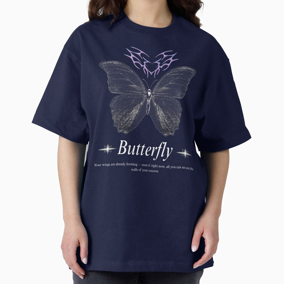 Grunge Butterfly Self Growth Shirt by KaleBrownie Hoodie, Sweatshirt | BlankRebels.com (Image 2)