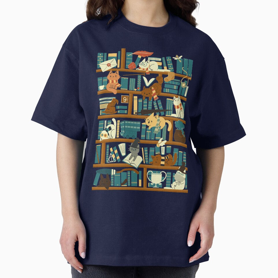 Library Magic School by TaylorRoss1 T-Shirts, Hoodie, Sweatshirt | BlankRebels.com (Image 2)