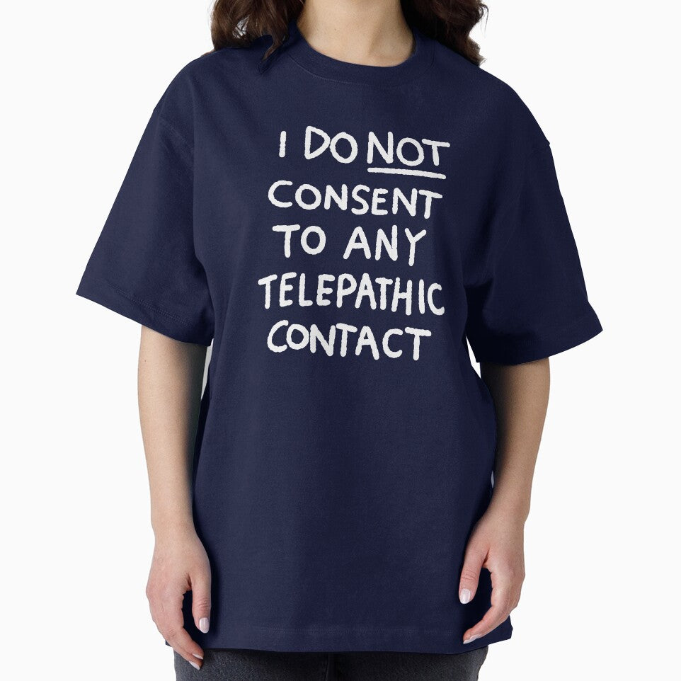 I DO NOT CONSENT TO ANY TELEPATHIC CONTACT by lorepaw T-Shirts, Hoodie, Sweatshirt | BlankRebels.com (Image 2)