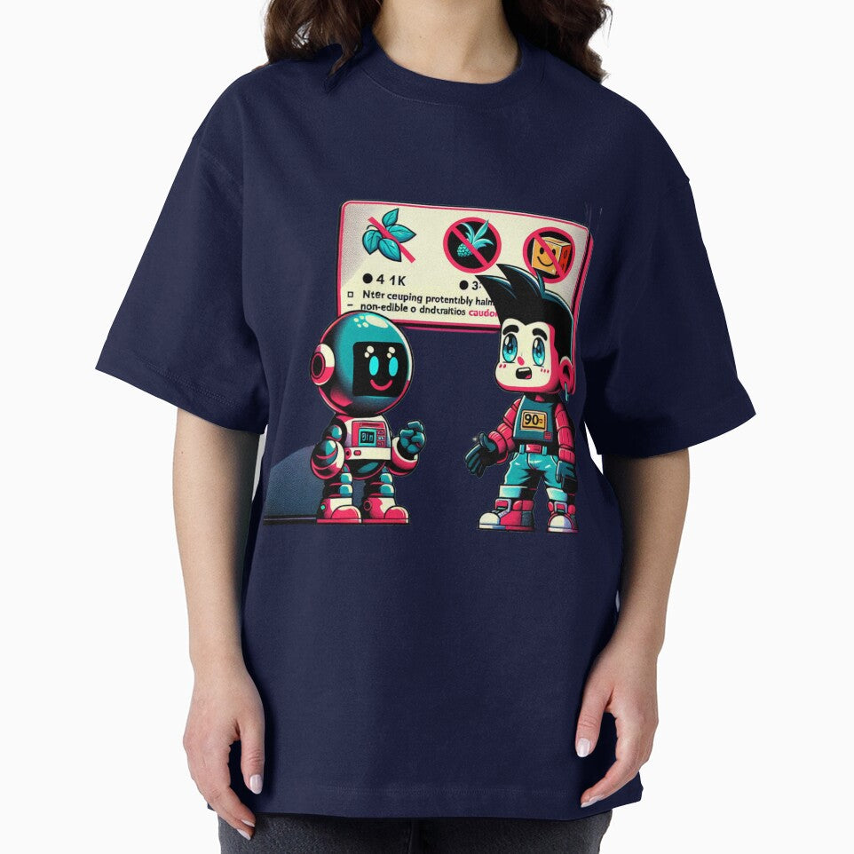 Retro video game characters, robot and boy by Jessiecrow87 T-Shirts, Hoodie, Sweatshirt | BlankRebels.com (Image 2)