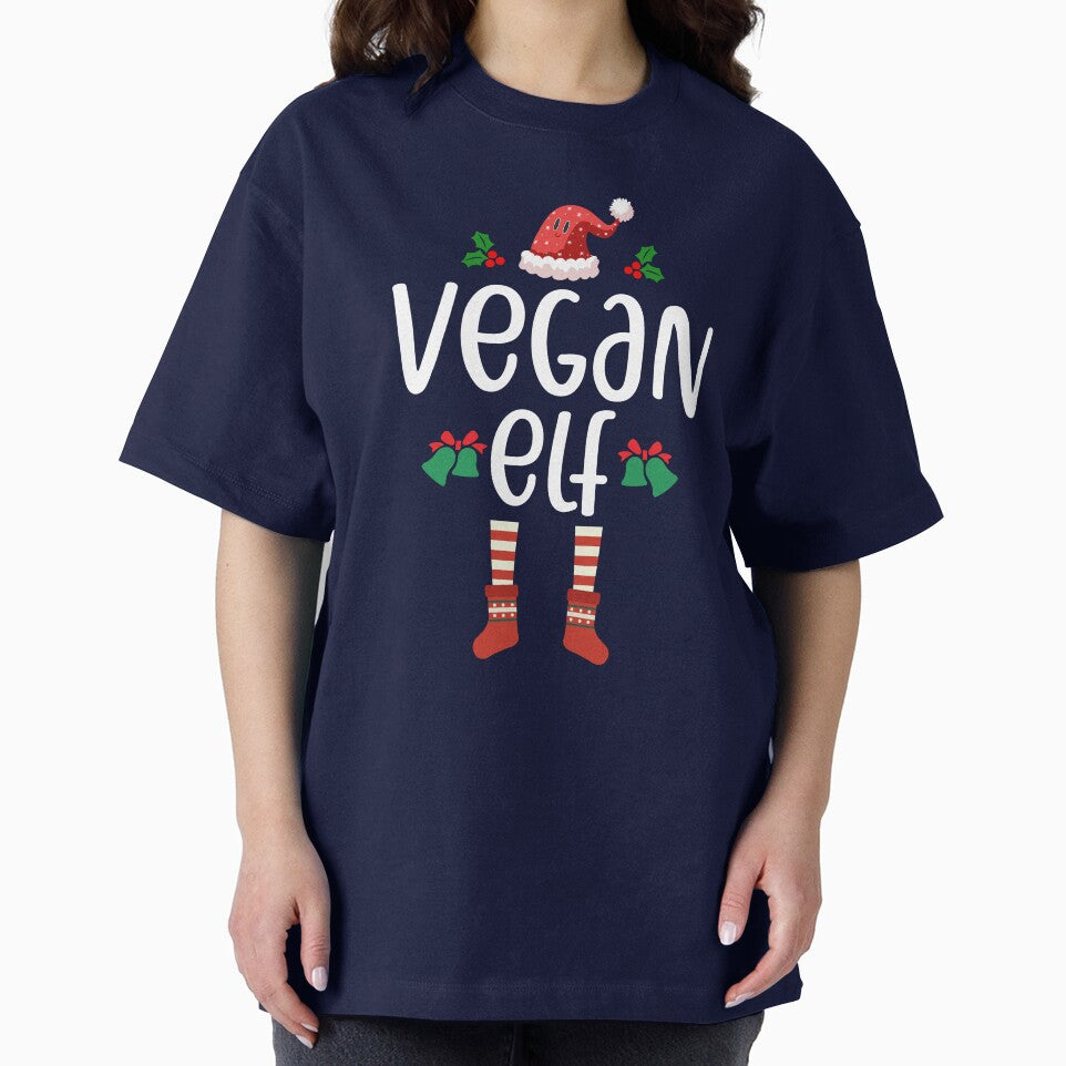 Vegan Elf Christmas by ArtMeetsPizza T-Shirts, Hoodie, Sweatshirt | BlankRebels.com (Image 2)