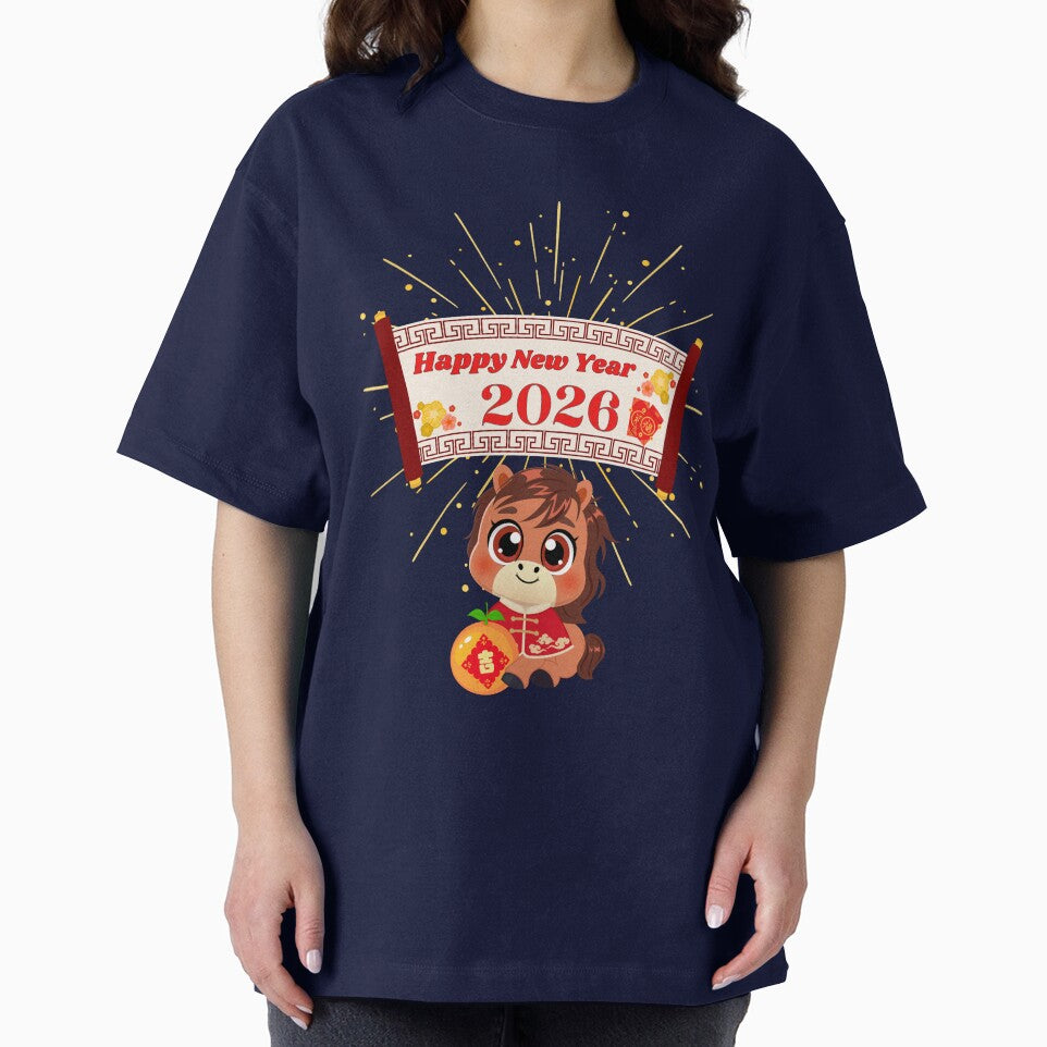 Horse New Year by Liz Redbrake T-Shirts, Hoodie, Sweatshirt | BlankRebels.com (Image 2)