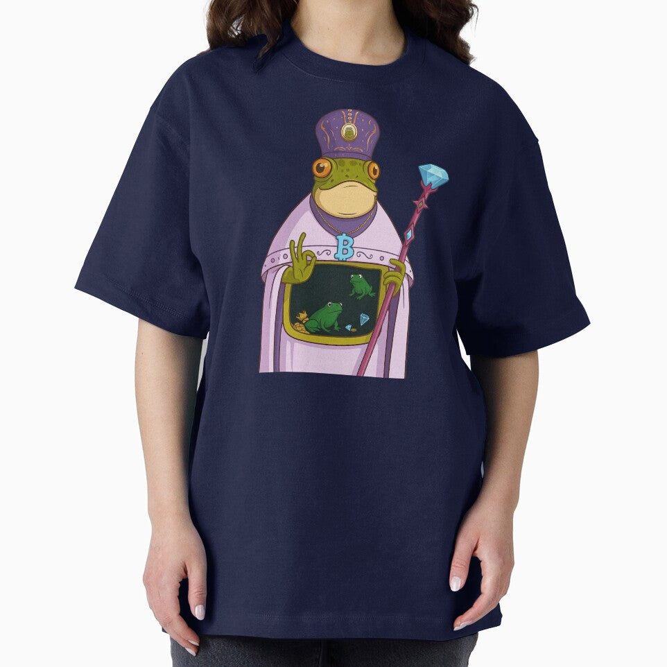 Crypto Frog King — Meme Royalty by MarinaBlackArt