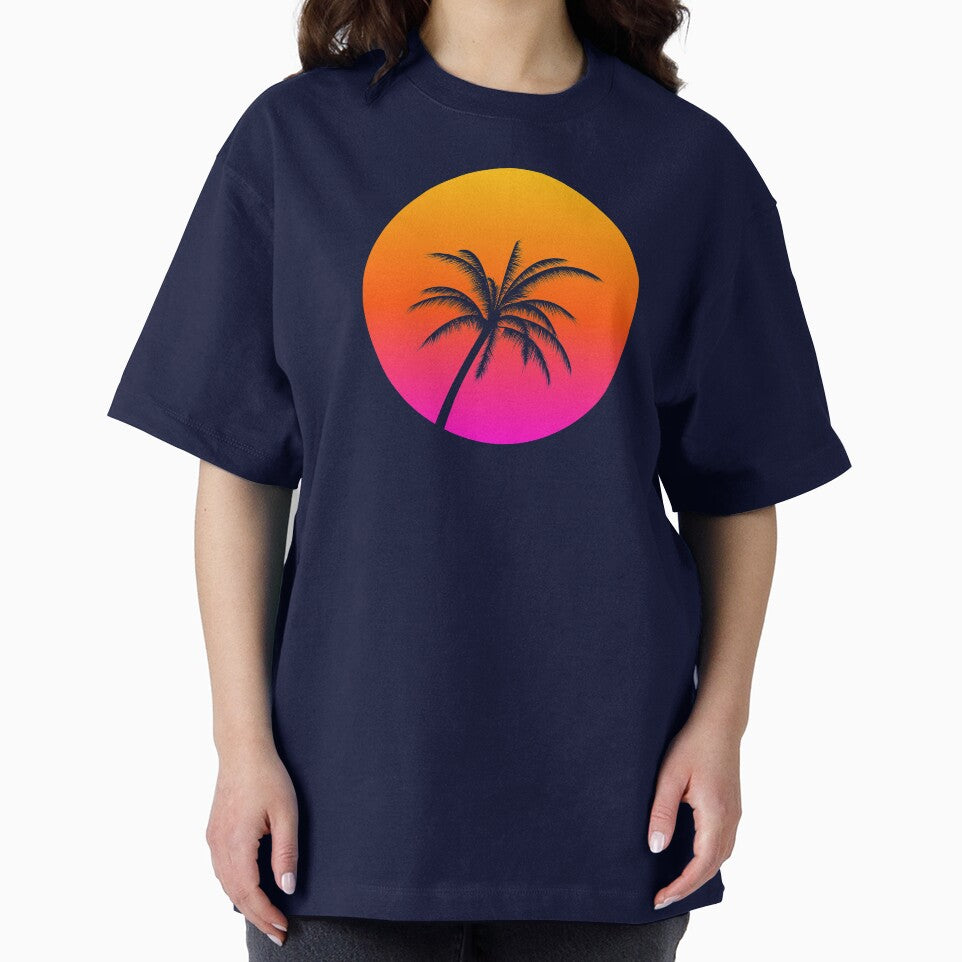 Vaporwave Sunset by artworkbyrihen T-Shirts, Hoodie, Sweatshirt | BlankRebels.com (Image 2)