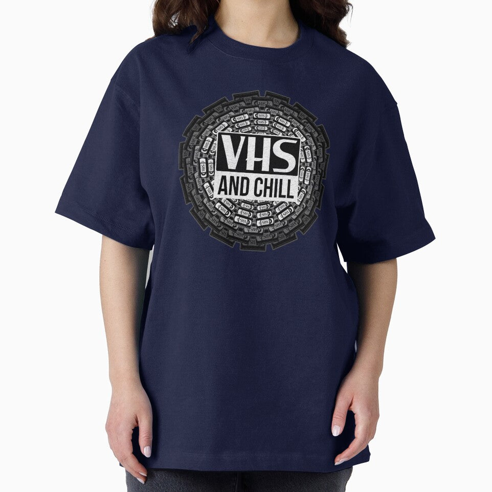 VHS AND CHILL by Aries Custom T-Shirts, Hoodie, Sweatshirt | BlankRebels.com (Image 2)