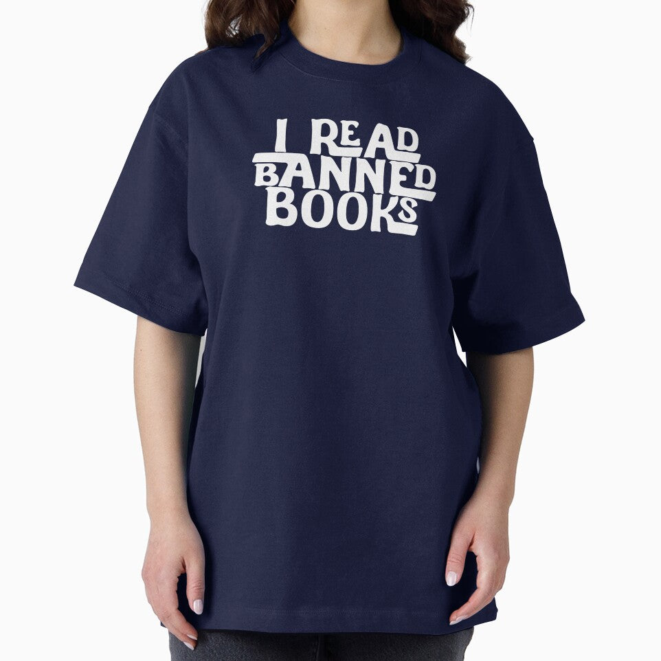 I Read Banned Books - White Font by SorryFrog T-Shirts, Hoodie, Sweatshirt | BlankRebels.com (Image 2)