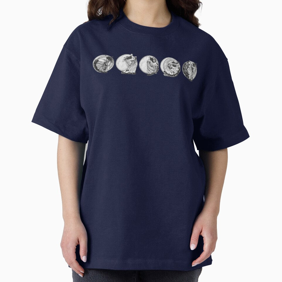 Selene 'Phases of the Moon Goddess' Veil Dance Illustration by Kim Fowler by Kim  Fowler T-Shirts, Hoodie,... (Image 2)
