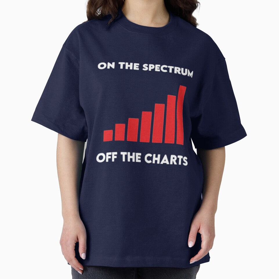 On the Spectrum, Off the Charts – Bold Neurodiversity Statement Design by ETee's T-Shirts, Hoodie, Sweatshirt (Image 2)