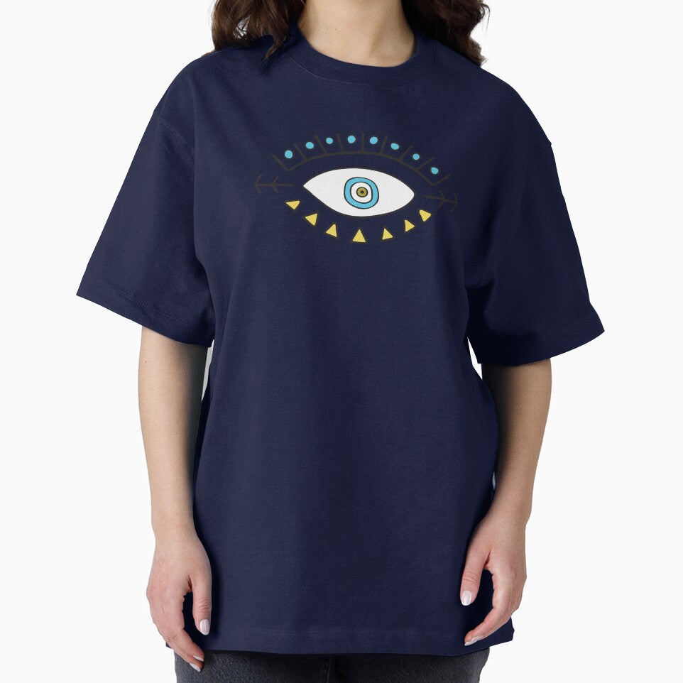 Light Blue Evil Eye Arrow "Peace" by Mystikaa T-Shirts, Hoodie, Sweatshirt | BlankRebels.com (Image 2)