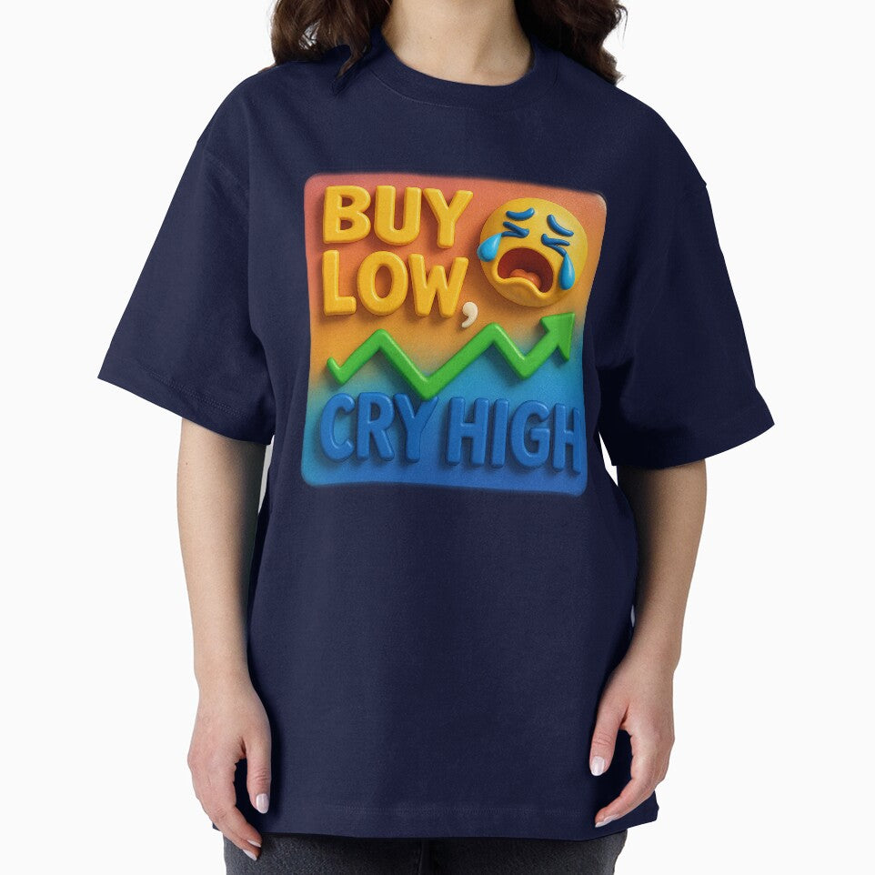 Investing with humor – Buy Low, Cry High by Girih T-Shirts, Hoodie, Sweatshirt | BlankRebels.com (Image 2)