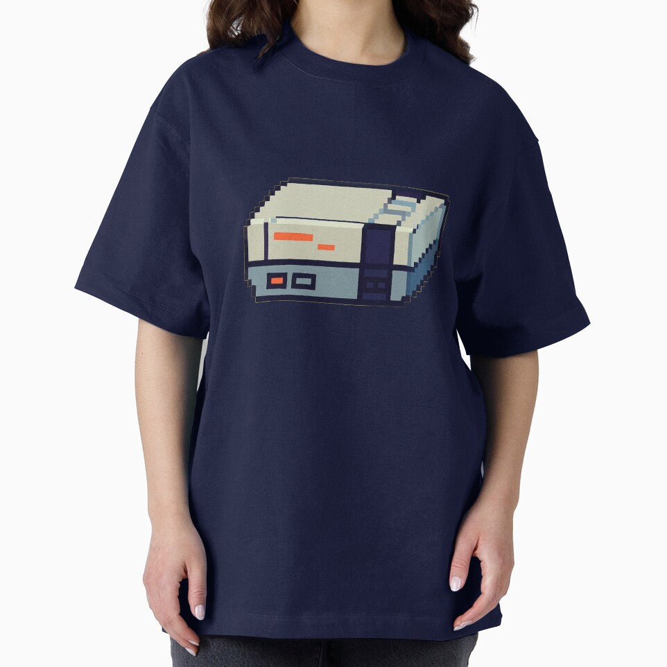 Classic 8-Bit Gaming Console Art by E.D.CH designs.