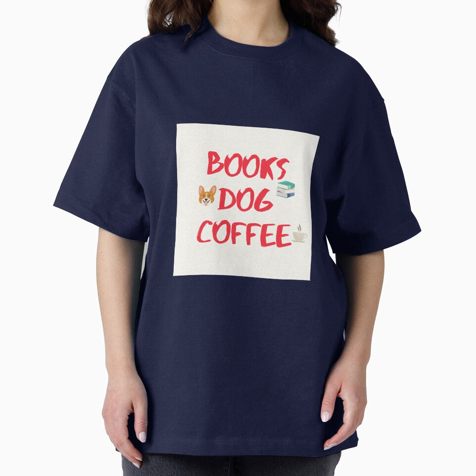 Books dogs coffee by derryshop T-Shirts, Hoodie, Sweatshirt | BlankRebels.com (Image 2)