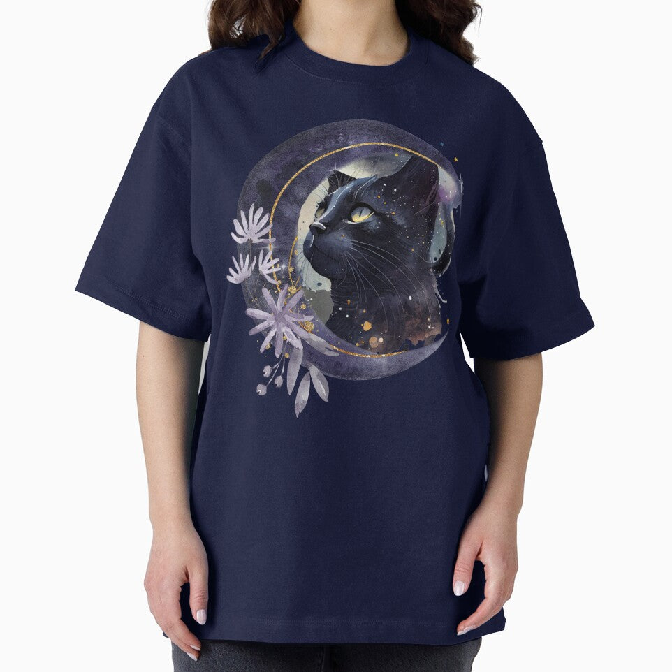 The Cosmic Black Cat by IREMORHAN T-Shirts, Hoodie, Sweatshirt | BlankRebels.com (Image 2)