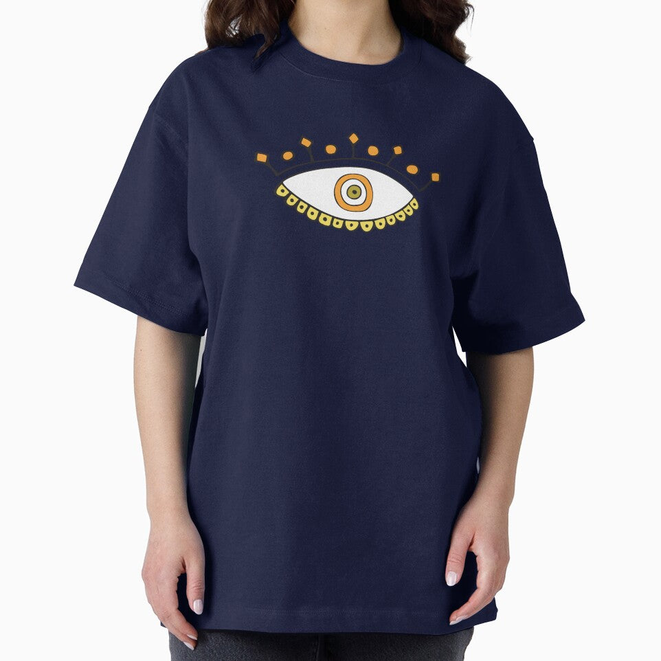 Orange Evil Eye Crown "Happiness" by Mystikaa T-Shirts, Hoodie, Sweatshirt | BlankRebels.com (Image 2)