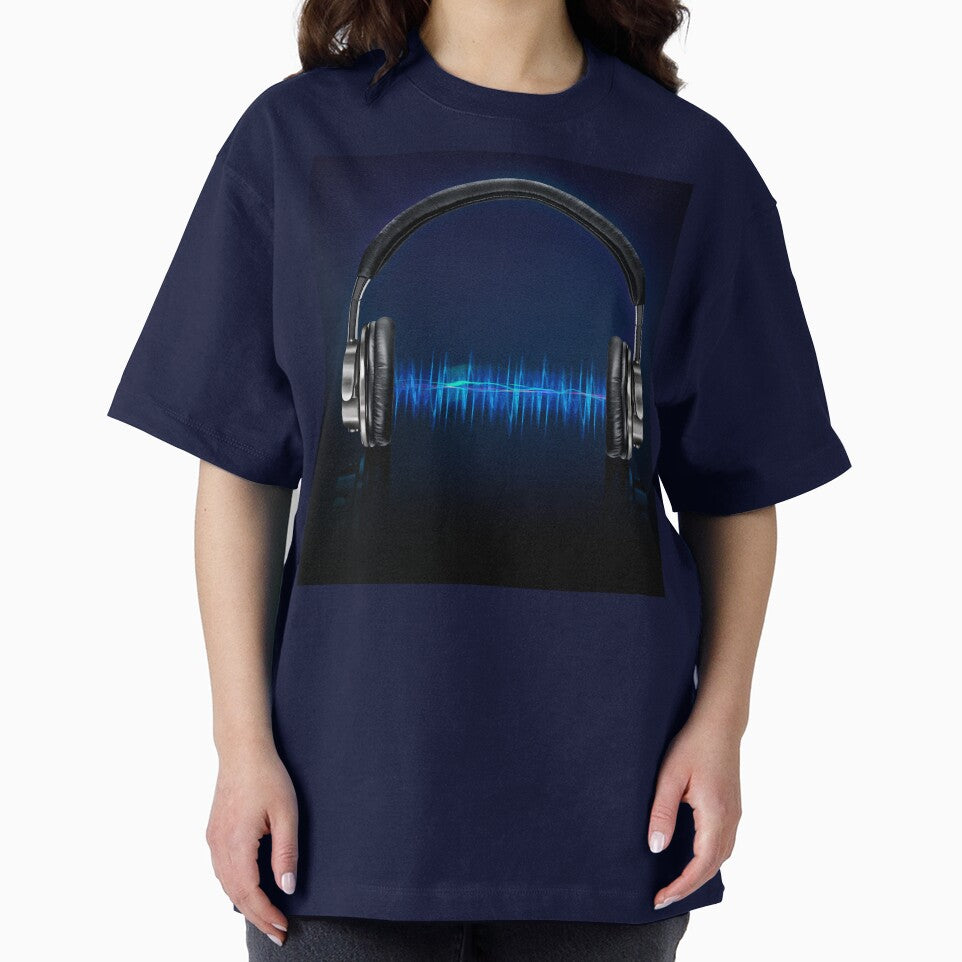 Headphones Cyber Wave Design by Greenway Creations T-Shirts, Hoodie, Sweatshirt | BlankRebels.com (Image 2)