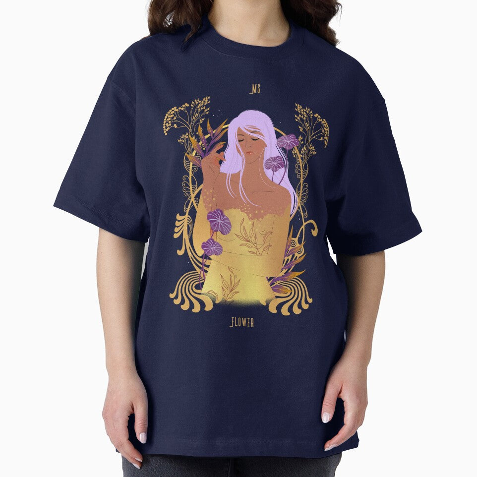 Ms Flower Purple & Gold T-Shirts, Hoodie, Sweatshirt