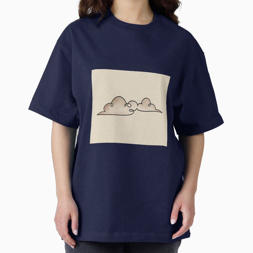 Minimal Clouds – Aesthetic Line Art by Barelythere2324 T-Shirts, Hoodie, Sweatshirt | BlankRebels.com (Image 2)