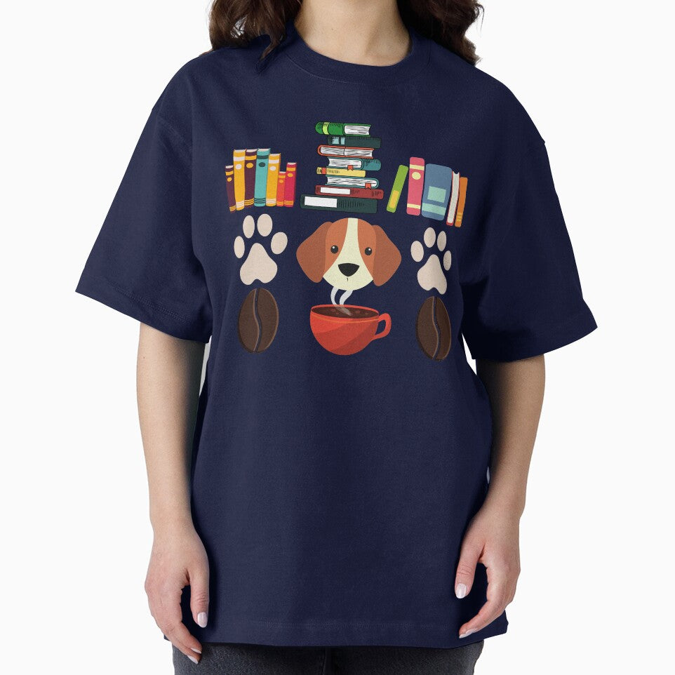 Books Dogs and Coffee by VBeesTees T-Shirts, Hoodie, Sweatshirt | BlankRebels.com (Image 2)