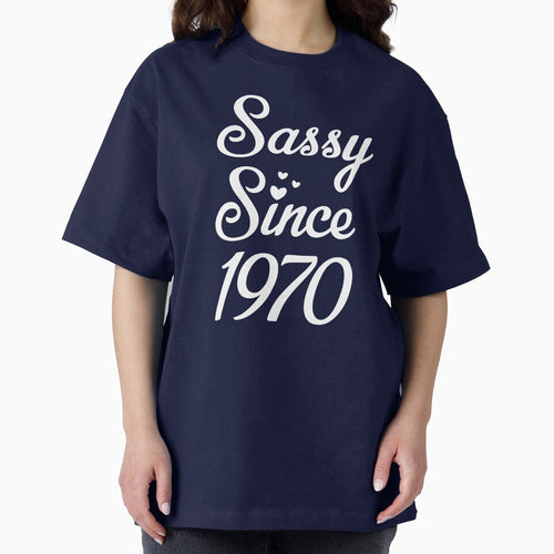 1970 Sassy Since, Birthday Gift, 50th Birthday by silverhexagon T-Shirts, Hoodie, Sweatshirt | BlankRebels.com (Image 2)