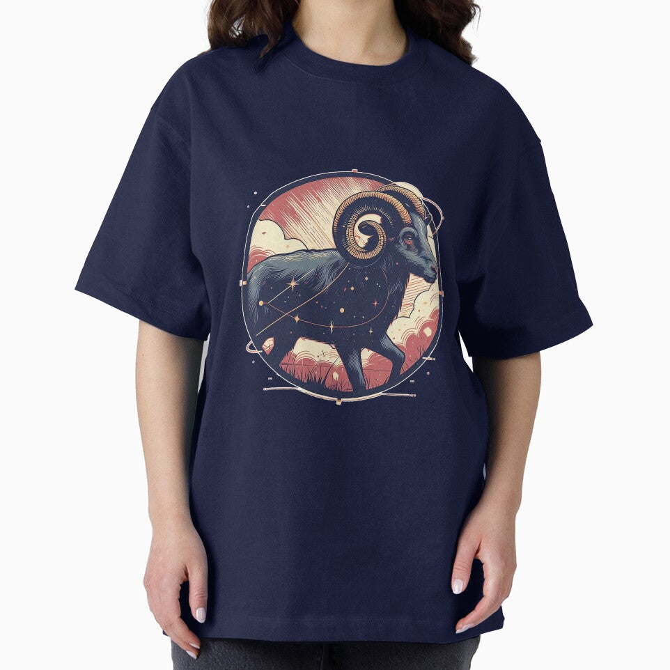 Aries Ram: The Zodiac Design in the Clouds by FunnyFarmDesign T-Shirts, Hoodie, Sweatshirt | BlankRebels.com (Image 2)