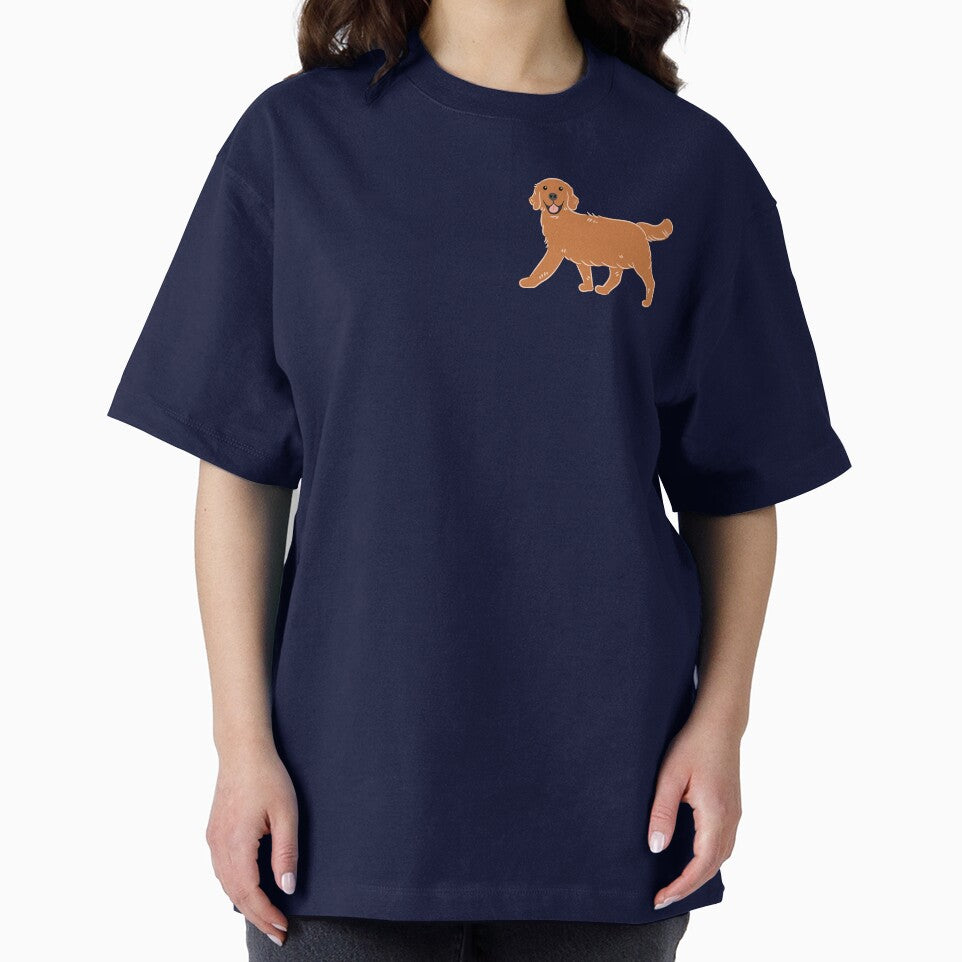 Cute Red Dark Golden Retriever by Lulupainting T-Shirts, Hoodie, Sweatshirt | BlankRebels.com (Image 2)