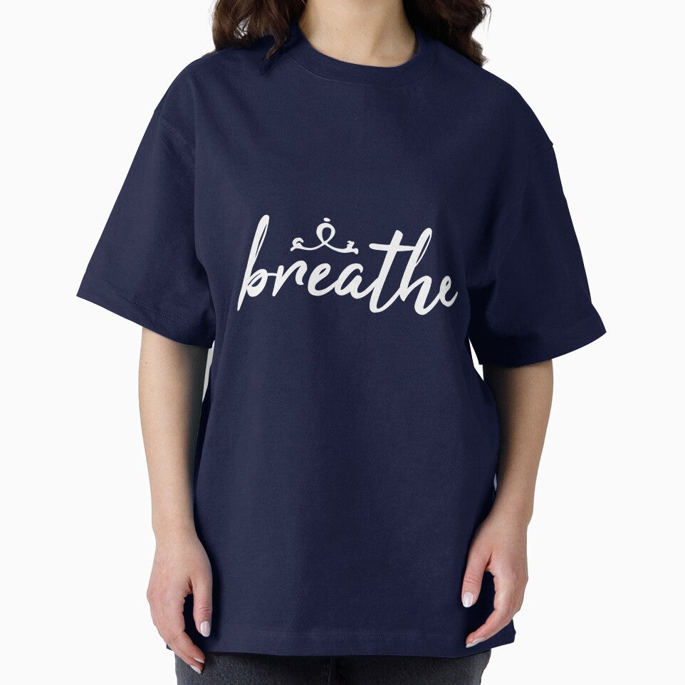 breathe - yoga meditation by LioPart T-Shirts, Hoodie, Sweatshirt | BlankRebels.com (Image 2)