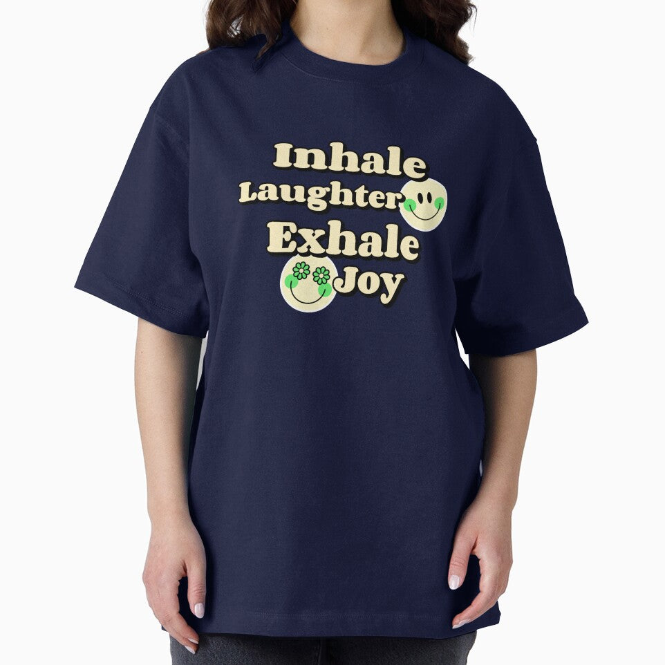 Inhale Laughter Exhale Joy - Laughing Yoga by WrighTeeHut T-Shirts, Hoodie, Sweatshirt | BlankRebels.com (Image 2)