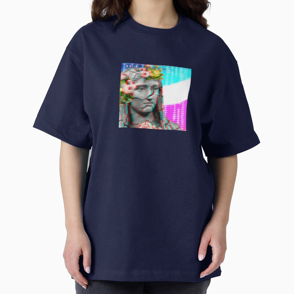 Vaporwave cracking statue by Xena Copeland T-Shirts, Hoodie, Sweatshirt | BlankRebels.com (Image 2)