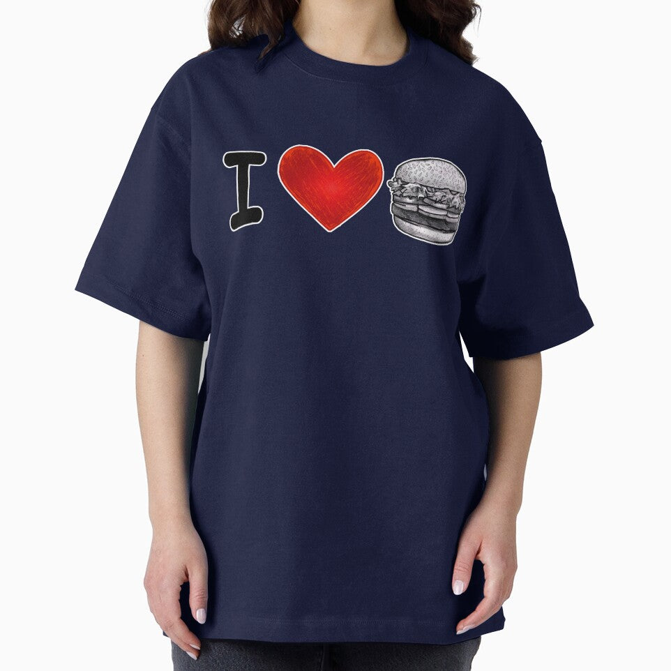 I LOVE BURGERS Black by Travis Scotti T-Shirts, Hoodie, Sweatshirt | BlankRebels.com (Image 2)