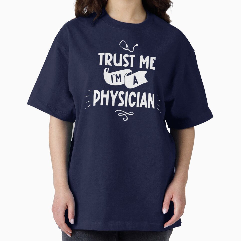 Trust Me I'm a Physician White Text by inspiredalike T-Shirts, Hoodie, Sweatshirt | BlankRebels.com (Image 2)