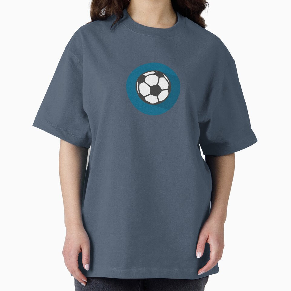 soccer ball vector art  football simple blue BG shade by Panda  Art