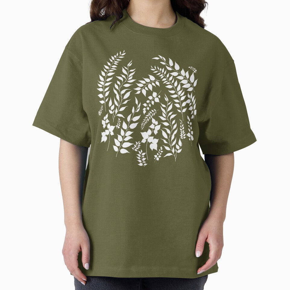 Greenery Botanical Print Taupe Beige by SilverPegasus T-Shirts, Hoodie, Sweatshirt | BlankRebels.com (Image 2)