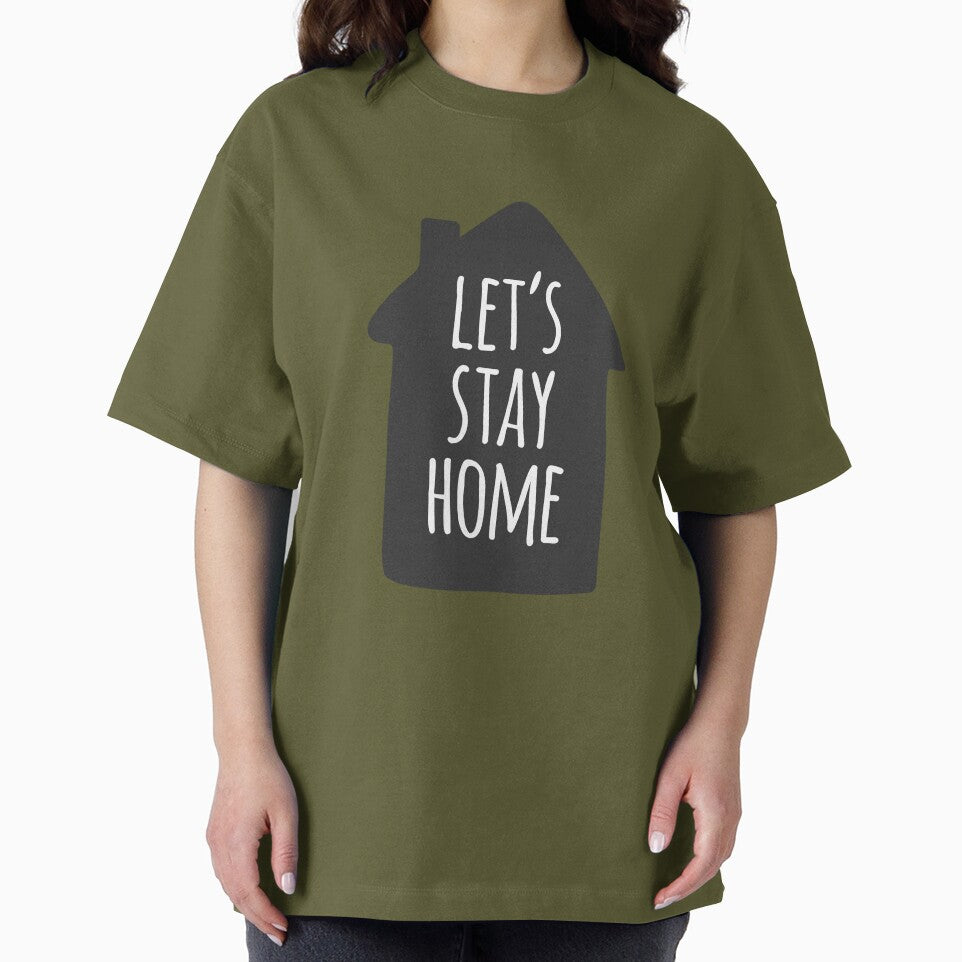 Let’s Stay Home (Where the People Aren’t) | Funny Introvert Quote by UlaBidula T-Shirts, Hoodie, Sweatshirt (Image 2)