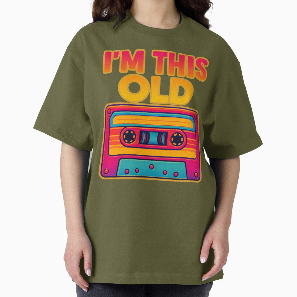 I’M This Old Vintage 90s Cassette Shirt T-Shirts, Hoodie, Sweatshirt