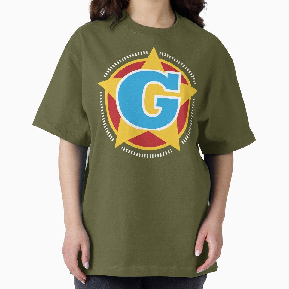 Superhero Letter G. Star and stripes by mgulin