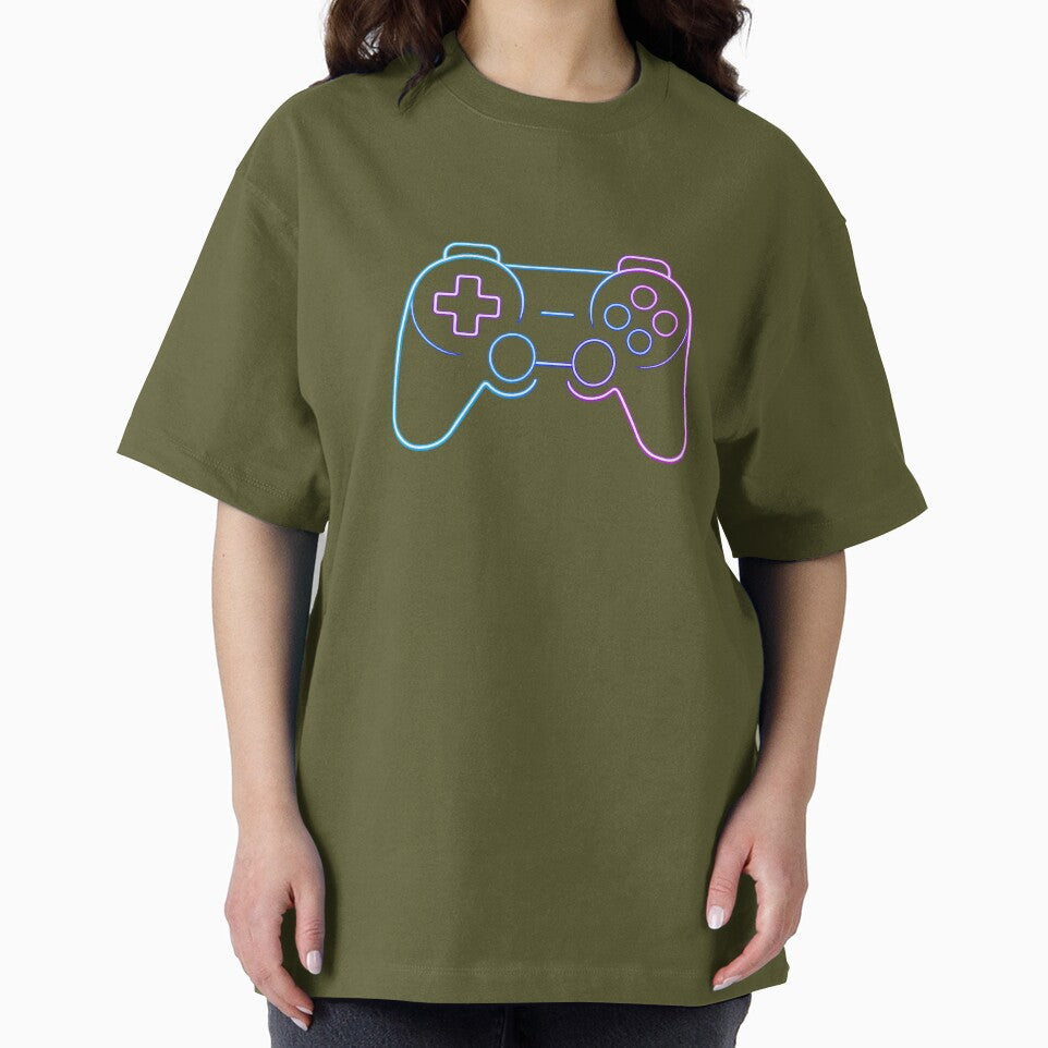 Gaming Controller Neon Style by Mistikshop T-Shirts, Hoodie, Sweatshirt | BlankRebels.com (Image 2)