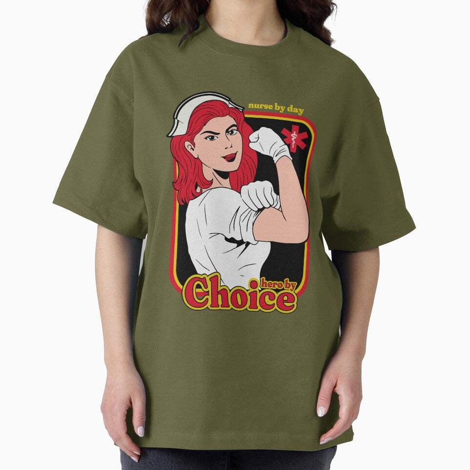 Nurse by day, hero by choice - Nurse Daily by CROWNLIGHT T-Shirts, Hoodie, Sweatshirt | BlankRebels.com (Image 2)